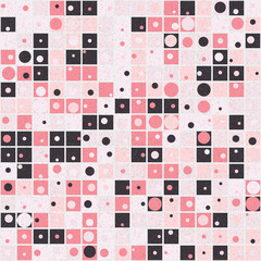 Abstract Geometric Pattern generative computational art illustration