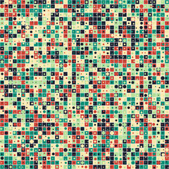 Abstract Geometric Pattern generative computational art illustration