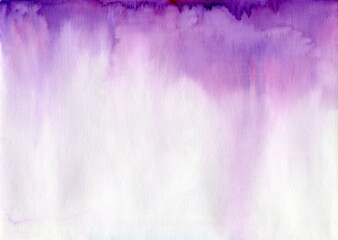 Purple abstract watercolor background design - 411970863