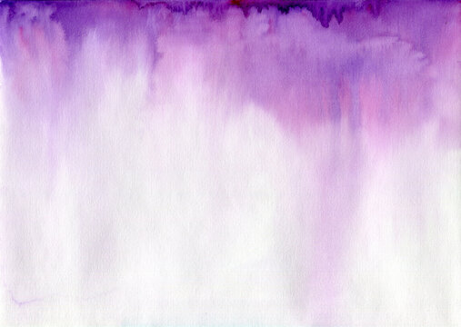 Purple abstract watercolor background design