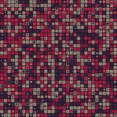Abstract Geometric Pattern generative computational art illustration