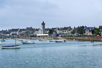 Fisherman's boats in the harbour of Roscoff, Brittany, France