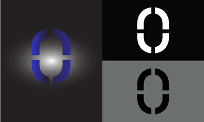 Letter O logo design gradient creative minimal monogram symbol. Universal elegant vector sign design. Premium business logotype. Graphic alphabet symbol for corporate business identity