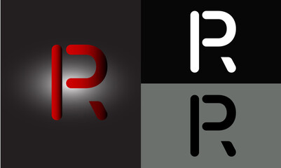 Letter R logo design gradient creative minimal monogram symbol. Universal elegant vector sign design. Premium business logotype. Graphic alphabet symbol for corporate business identity