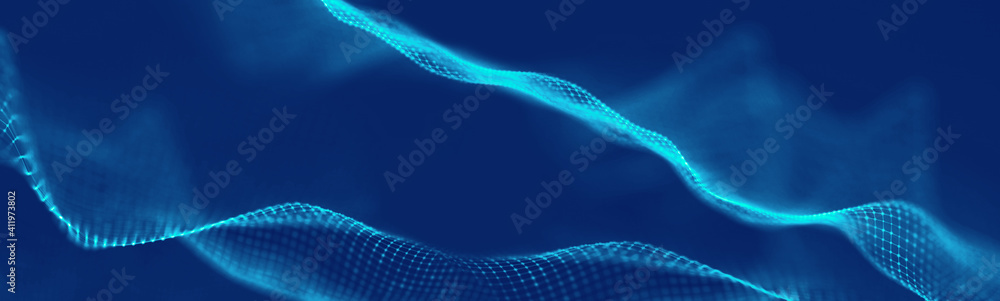 Poster future technology concept. data science abstract tech background. digital technology music backgroun