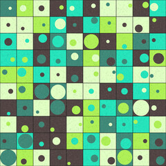 Abstract Geometric Pattern generative computational art illustration