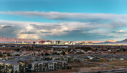 Naklejka premium Las Vegas skyline 