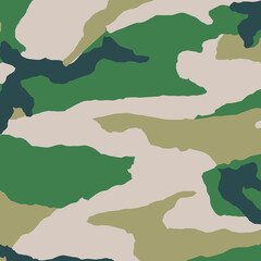 Fashionable camouflage pattern, vector illustration.Military print  Vector wallpaper