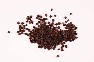 stacked close to each other brown and black balls top view