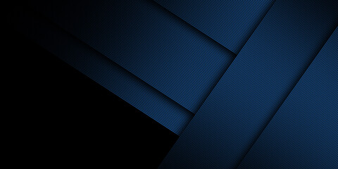 Abstract dark neon blue line background
