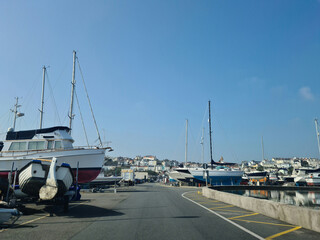 Fototapeta premium Guernsey Channel Islands, Model Yatch Pond