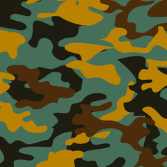 Fashionable camouflage pattern, vector illustration.Military print  Vector wallpaper