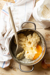 Churros dough: making some spanish churros