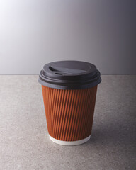 Eco Cup on a gray background.