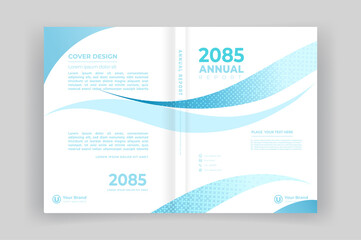 Corporate book cover design template. Brochure  template.