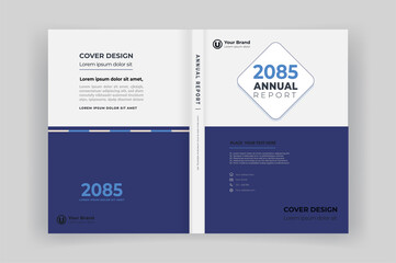 Corporate book cover design template. Brochure  template.