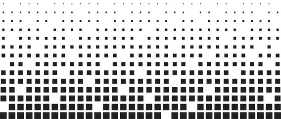 Dot black texture background. Gradient, fade graphic pattern in vectror flat