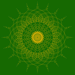 Mandala is related to Buddhism. Tibetans and Indians To be published all over the world It is widely used in meditation and yoga.