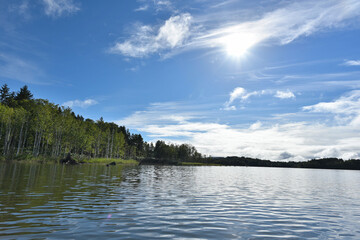 朱鞠内湖　北海道
