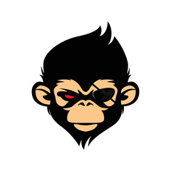 wild evil pirate monkey
