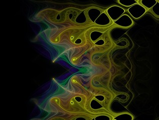 Imaginatory fractal background Image