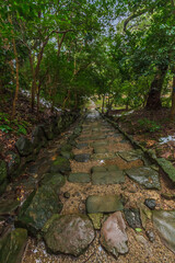冬の松江城の風景