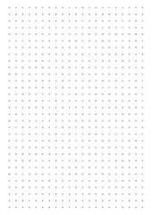 Grid paper. Dotted grid on white background. Abstract dotted transparent illustration with dots. White geometric pattern for school, copybooks, notebooks, diary, notes, banners, print, books.