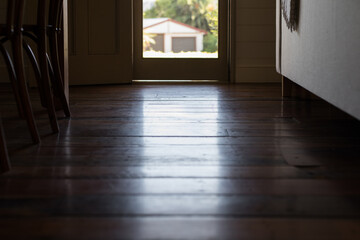 Corridor hallway in vintage home cottage