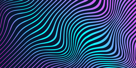 Fototapeta na wymiar Abstract background with flowing lines wave. Vector illustration.