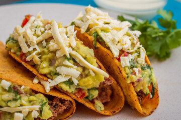 Delicious and nutritious Mexican tacos