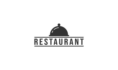 restaurant logo design vector in white background