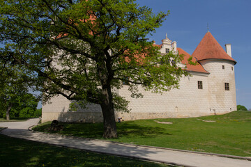 Restored part of the Bauska castle, Latvia