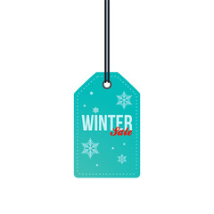 Winter Season Sale Tag for Web Design Elements Vector Illustration Design.