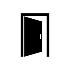 door open  icon vector 