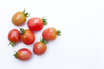 Fresh tomato isolated on white color background