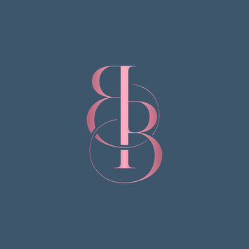 BB letter logo alphabet monogram icon symbol