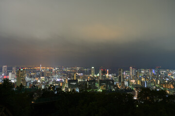 Fototapeta na wymiar 神戸ビーナスブリッジ　夜景