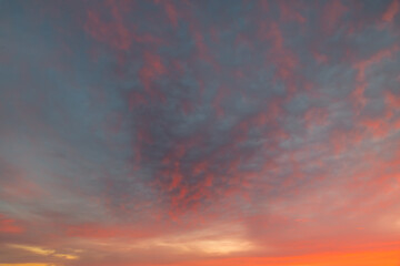 Fototapeta premium High Cloud Covered Sunrise