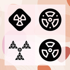Simple set of ir related filled icons