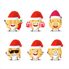 Obraz na płótnie Canvas Santa Claus emoticons with burmese grapes cartoon character