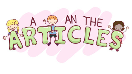 Stickman Kids Articles Illustration