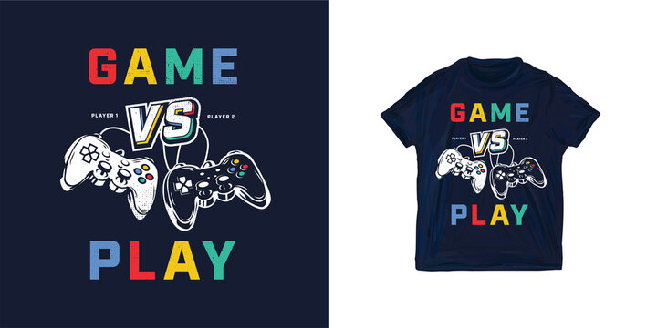Game T-shirt Design That Is Perfect For Boy Or Kid.