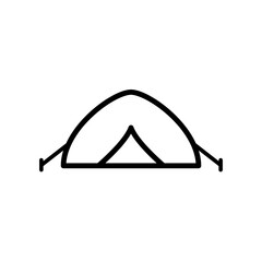 Tent Camp Icon Design Vector Template Illustration