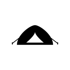 Tent Camp Icon Design Vector Template Illustration