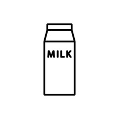 Milk Icon Design Vector Template Illustration