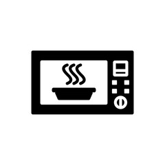 Microwave Icon Design Vector Template Illustration