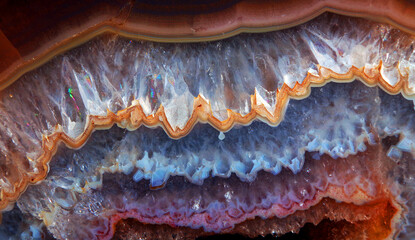 abstract natural pattern. stone agate texture background. natural stone ornament close up