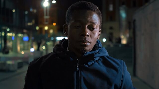 distance, nostalgia - black guy thinks longingly about his distant family