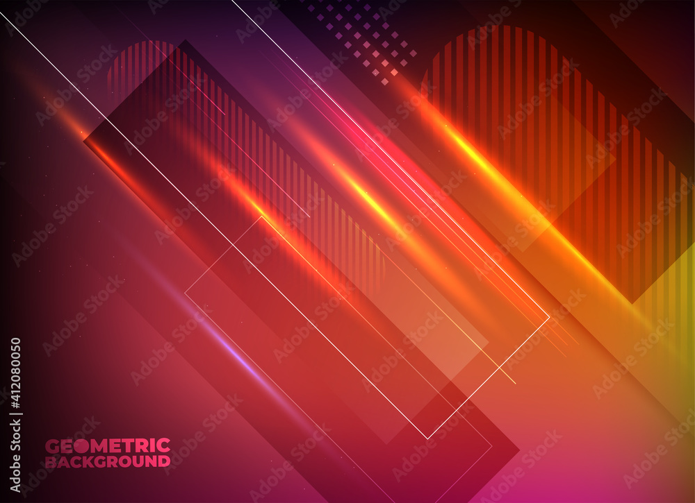 Aufkleber technology background color vector for web and design