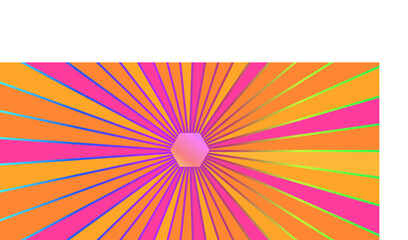 abstract colorful background sunburst